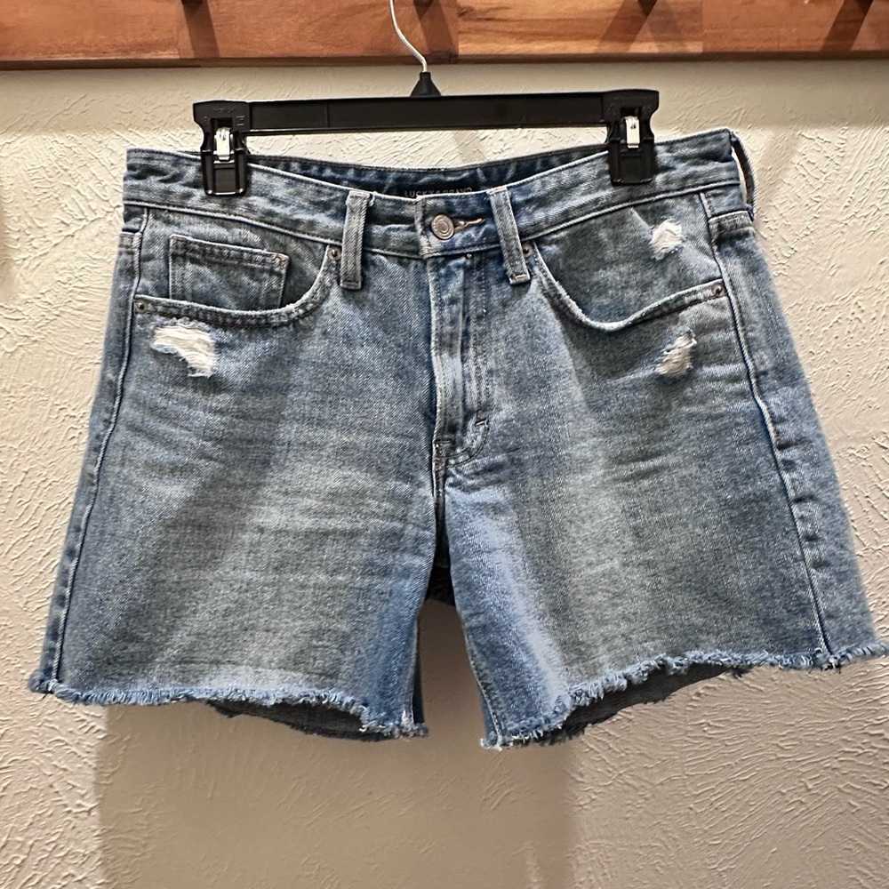 Lucky Denim Boyfriend Distressed Women Shorts